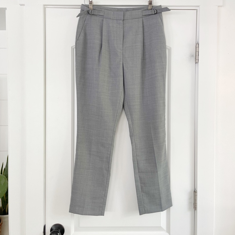 Brooks Brothers Wool-blend Hopsack Pleated Pants - 8 - Picture 4 of 6
